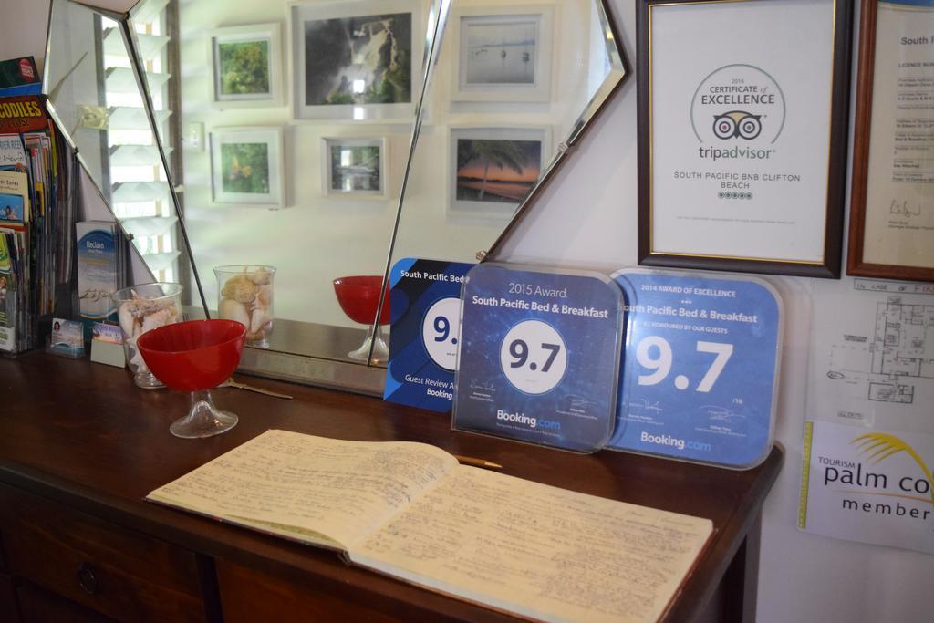 South Pacific Bed & Breakfast Clifton Beach Bagian luar foto